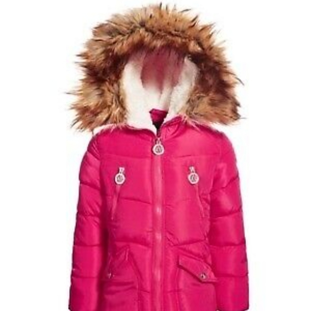DKNY  Girls Quilted Puffer Coat